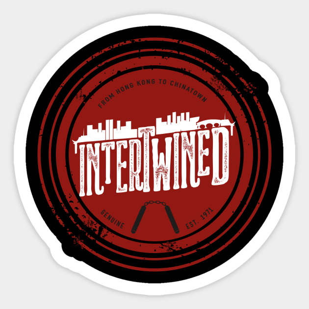 INTERTWINED logo T-Shirt Sticker by FairSquareComics